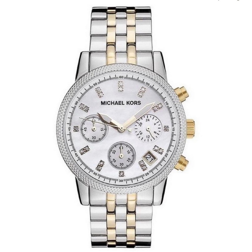 Michael Kors Gorgeous watch in silver and gold